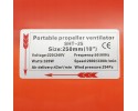 Ventilador Industrial Portátil 320W, 250MM con Conducto de 10M