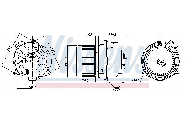 87673 BLOWER DASH SANDERO 21 Catalog number of the original DACIA 278605796R RENAULT 278605796R