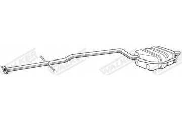 WALKER 22684 Final silencer Catalog number of substitutes ASMET 12 019 BLUE PRINT ADB116002 BOSAL 290 161 EDEX 59 04 EDEX 59 05 