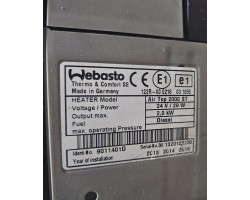 WEBASTO PARKING HEATER AIR TOP 2000 ST 12V DIESEL 9012942A