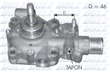 Coolant pump DOLZ B121 for IVECO DAILY III 8140 43B 8140 43C Catalog number of the part VIC 124174