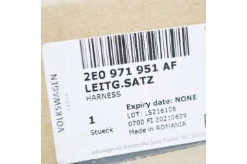 Volkswagen CRAFTER 2E Cableado Puerta Corredera 2E0971951AF