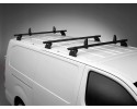 Barras de techo RHINO Kammbar negras para Mercedes Citan 2022-