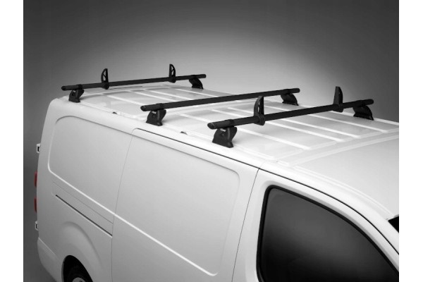 Barras de techo RHINO Kammbar negras para Mercedes Citan 2022-