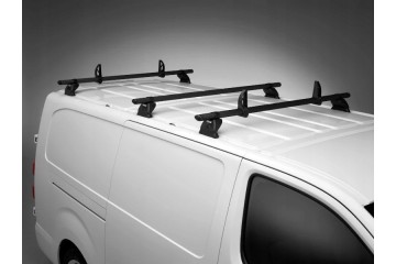 Barras de techo RHINO Kammbar negras para Mercedes Citan 2022-