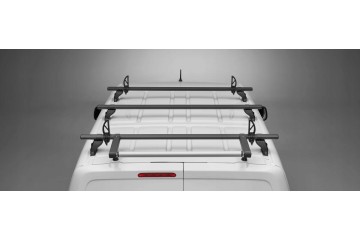 Barras de techo RHINO Kammbar negras para Mercedes Citan 2022-