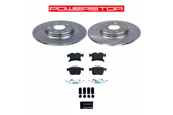 Chrysler Pacifica AWD Brake Kit for Front and Rear DRILL Axle Number of discs offered 4