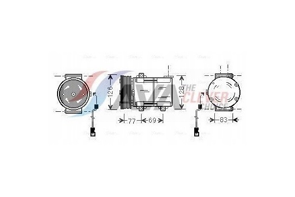 AVA Clever Choice FDAK289 Compressor Air Conditioning