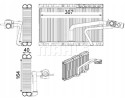 Air conditioning evaporator MAHLE AE 114 000P EAN GTIN 4057635044622