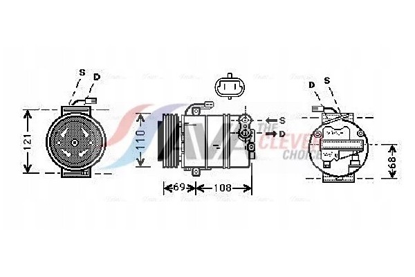 COMPRESSOR AIR CONDITIONING OPEL ASTRA 1 2 98 OLK317 AVA AVA QUALITY COOLING Part manufacturer AVA Quality cooling