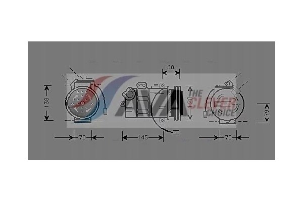 COMPRESSOR SKODA SUPERB 2 0 02 AIK011 AVA AVA QUALITY COOLING Part manufacturer AVA Quality cooling
