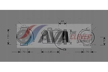 COMPRESSOR SKODA SUPERB 2 0 02 AIK011 AVA AVA QUALITY COOLING Part manufacturer AVA Quality cooling