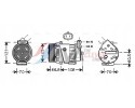CHEVY CORSA 1 7 94 OLAK389 AVA AVA QUALITY COOLING COMPRESSOR Part manufacturer AVA Quality cooling