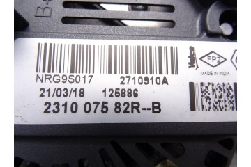 231007582R  ALTERNADOR DACIA SANDERO II Basis 2018 231007582R 212996 DACIA - 3