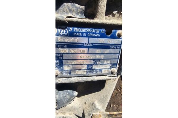 Skrzynia Biegow ZF 16S181 manualna Transmission type manual