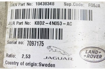 REAR DIFFERENTIAL 2 53 LAND ROVER DISCOVERY SPORT L550 K8D2 4N053 CA Quality of parts according to GVO O original with manufactu