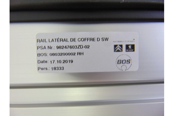 98247603ZD  NO IDENTIFICADO PEUGEOT 508 GT Line 2018 98247603ZD 199211 PEUGEOT - 1