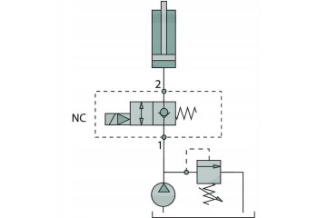 Oleodinamica Marchesini 2 2 multi way valve ZWV E NC 1 12 S 12V
