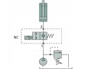 Válvula multivía 2/2 Oleodinámica Marchesini ZWV-E-NC-1-12-S-12V