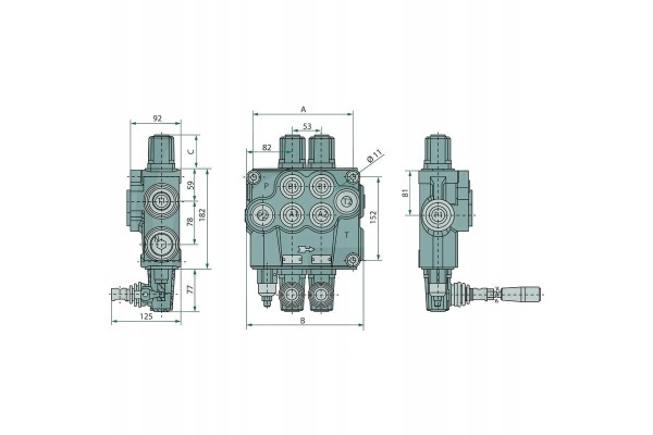 GRANIT Valve 4P120 1A 4x GKZ1 11 Catalog number of the part 04P12014xA1 GKZ1