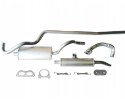 CENTER END SILENCER PIPE FIAT 125p SET