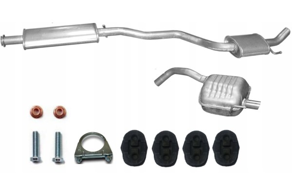 Silencers set Alfa Romeo 147 capacity1 6 2 0TS 00 08r set