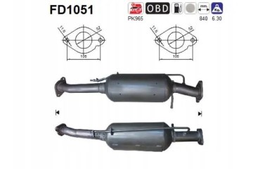 PARTICULATE FILTER FAP DPF FD1051 AS FORD KUGA Packaging status original