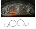 CLOCK FRAMES COUNTERS BMW E36 Z3 CHROME