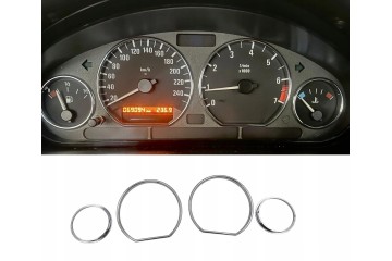 CLOCK FRAMES COUNTERS BMW E36 Z3 CHROME