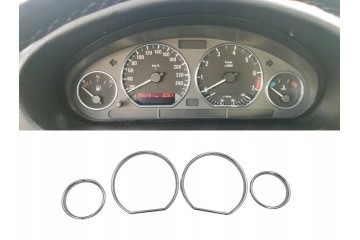 CLOCK FRAMES COUNTERS BMW E36 Z3 CHROME Catalog number of the part CHROMOWANE RAMKI NA