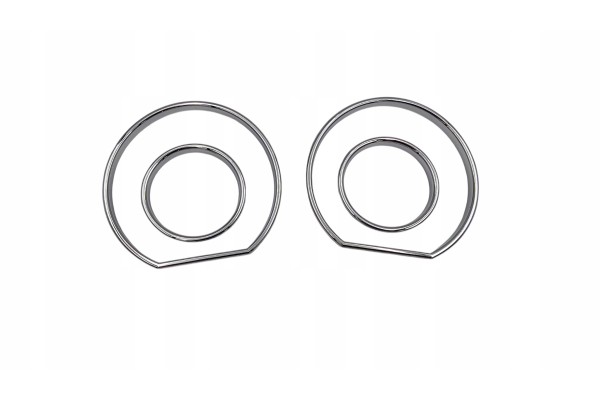 CLOCK FRAMES COUNTERS BMW E36 Z3 CHROME Quality of parts according to GVO Z replacement