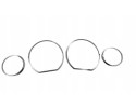 CLOCK FRAMES COUNTERS BMW E36 Z3 CHROME Customs tariff code 39269097