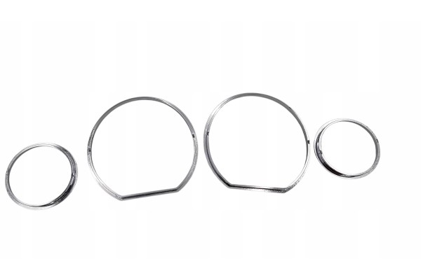 CLOCK FRAMES COUNTERS BMW E36 Z3 CHROME Customs tariff code 39269097