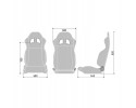 Armchair Sparco R100 MY22 black red Part manufacturer Sparco