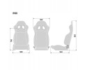 Armchair Sparco R100 MY22 black red Product weight with unit packaging 15 kg