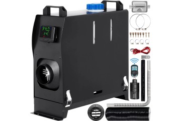 Calefactor estacionario diésel 8KW 12V con mando rápido y pantalla L