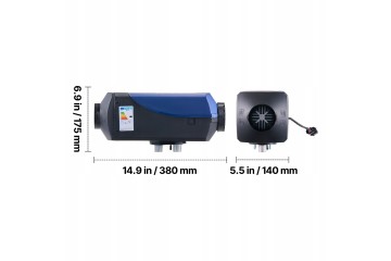 Calefactor Portátil Stop Heating 8KW con Opciones de Control Dual