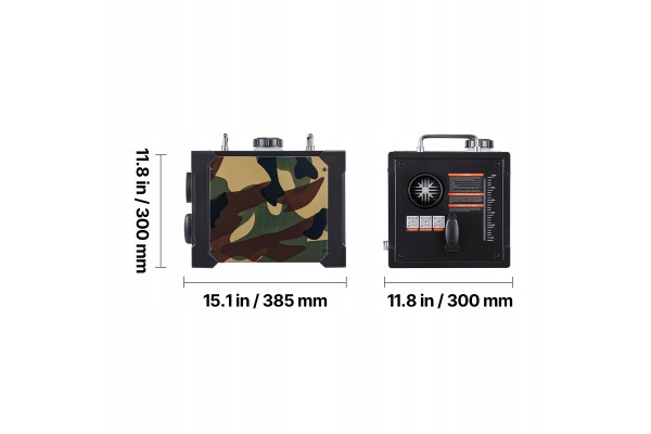 Calefacción estacionaria Estufa 8KW Alarma CO Bluetooth APP 0,16L/h 7