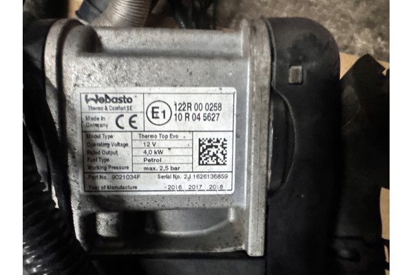 MAZDA CX 3 2 0 b webasto Ogrzewanie postojowe Part manufacturer Webasto