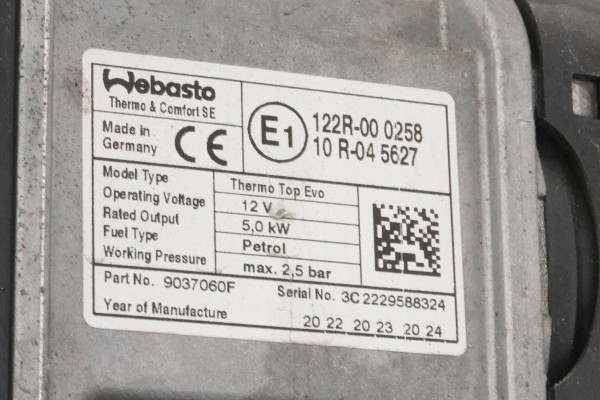 Calefactor estacionario Webasto VW Passat B8 3Q0815005AM