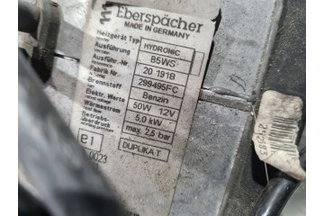 WEBASTO PARKING HEATER OPEL INSIGNIA AND PETROL Catalog number of the part 9272718 299495FC
