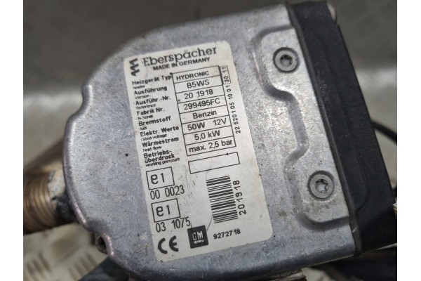WEBASTO PARKING HEATER OPEL INSIGNIA AND PETROL Part manufacturer Eberspaecher