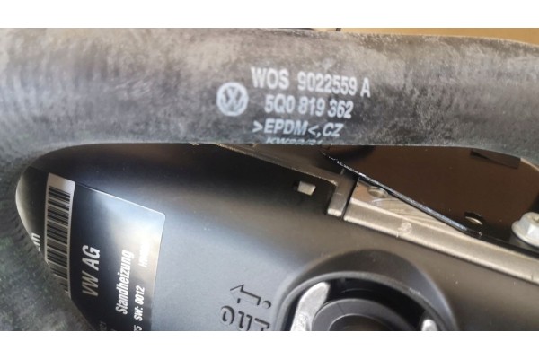 HEATING WEBASTO 5Q0815005AL 5Q0819350F 5Q0819362 VW GOLF VII Catalog number of the part 5Q0815005AL