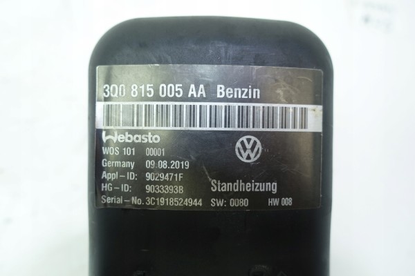 WEBASTO VW GOLF PASSAT B8 3Q0815005AA Version European