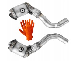 BMW F15 X5 50i 2012 2018 CATALYTIC CONVERTER LEFT RIGHT OE 18327645440