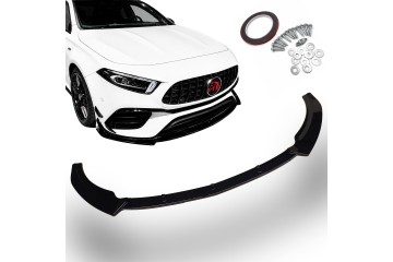 Front bumper spoiler MERCEDES A CLASS W177 AMG A45 A45S 18 23r BLACK