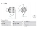 Alternator Bosch 0 986 084 070 Catalog number of the part 0 986 084 070