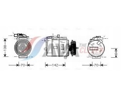 AVA VNAK087 Compressor Air Conditioning