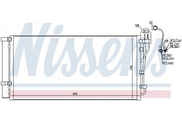 CONDENSER AIR CONDITIONING COOLER 941132 NISSENS Part manufacturer Nissens