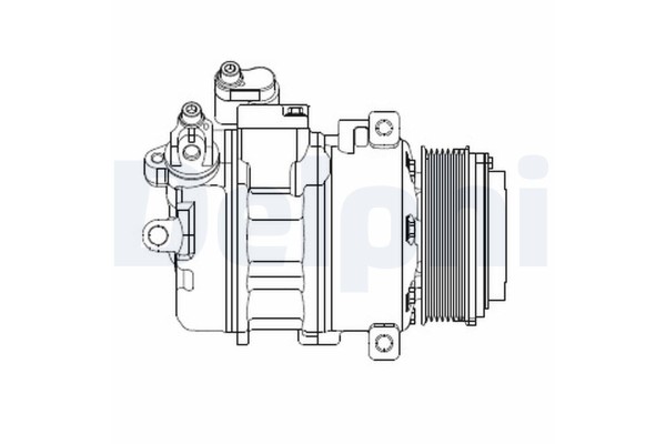 BMW AIR CONDITIONING COMPRESSOR Part manufacturer Delphi